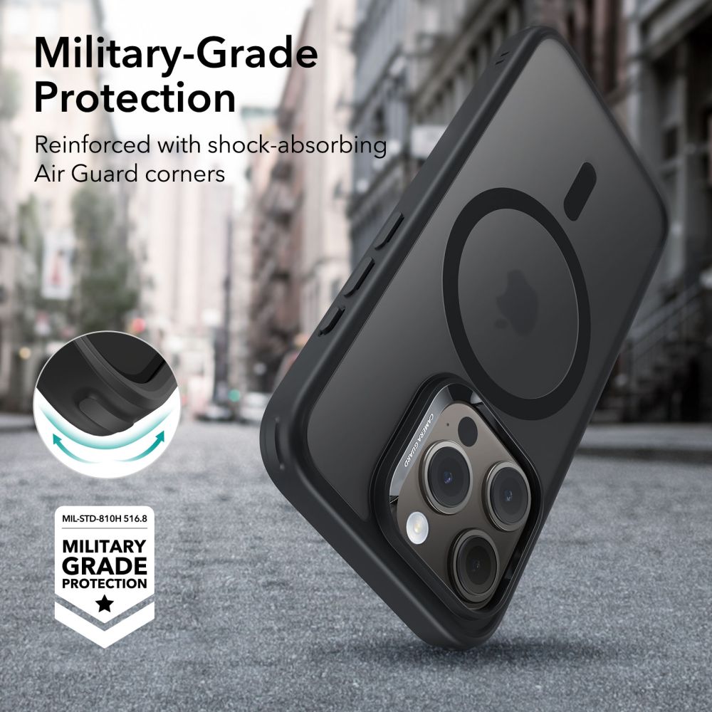 ESR KRYT HALOLOCK MAGSAFE IPHONE 15 PRO FROSTED BLACK