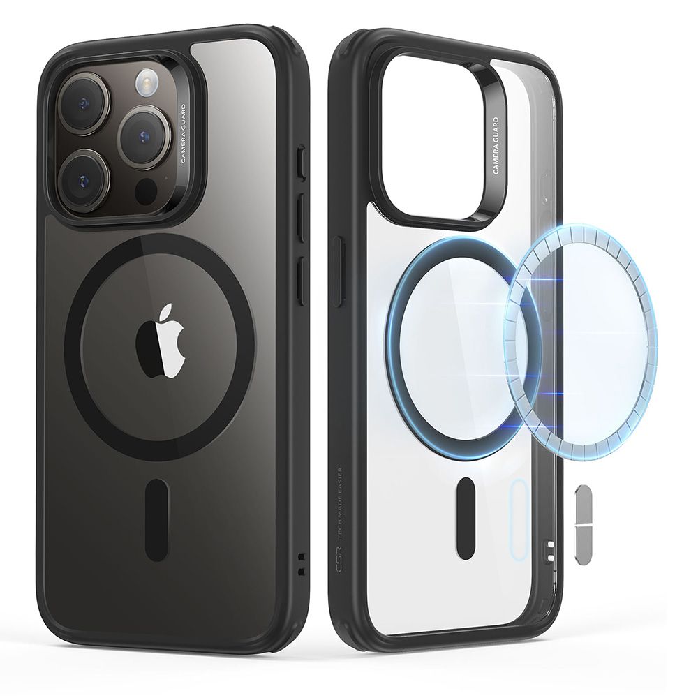 ESR KRYT HALOLOCK MAGSAFE IPHONE 15 PRO MAX KLAR/SCHWARZ