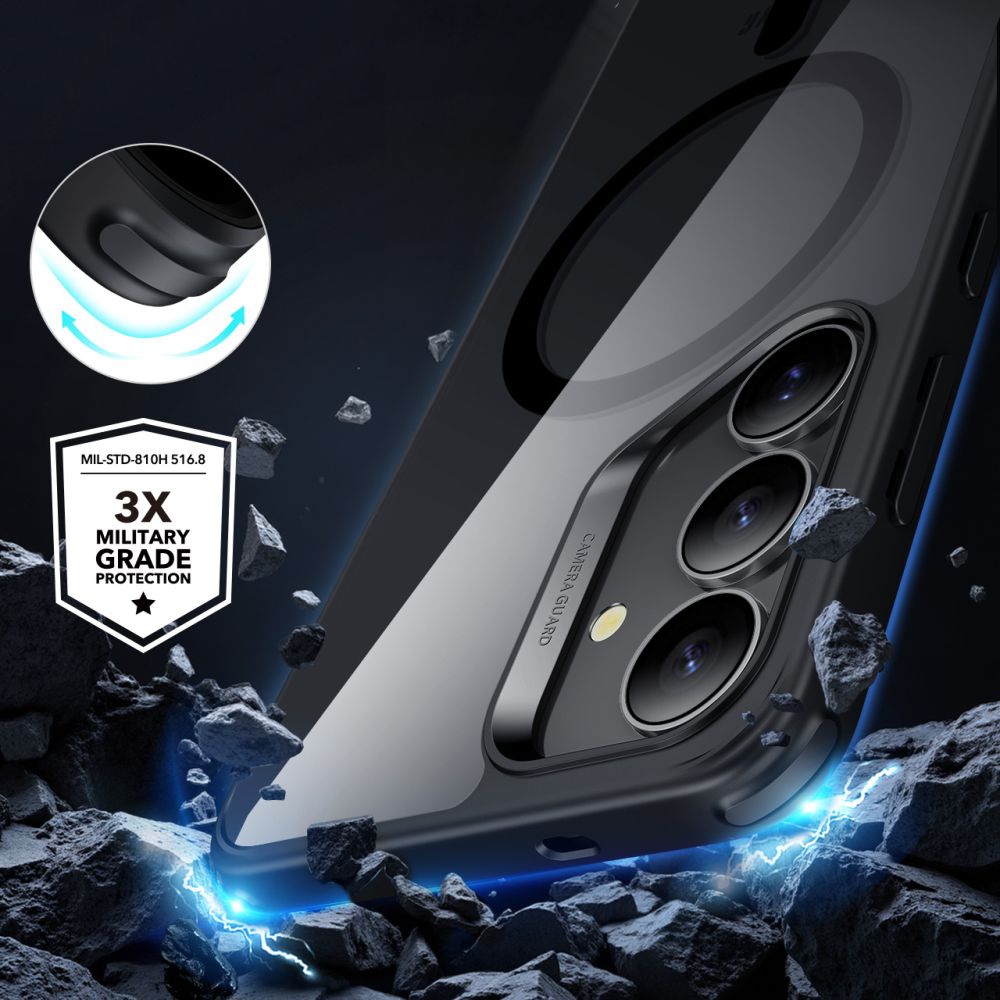 ESR CLASSIC HYBRID HALOLOCK MAGSAFE GALAXY S25+ PLUS CLEAR/BLACK HÜLLE