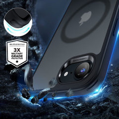 ESR CLASSIC HYBRID HALOLOCK MAGSAFE IPHONE 16E FROSTED BLACK HÜLLE