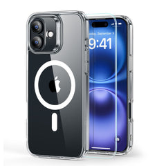 ESR CLASSIC HYBRID HALOLOCK MAGSAFE & TEMPERED GLASS IPHONE 16 CLEAR HÜLLE
