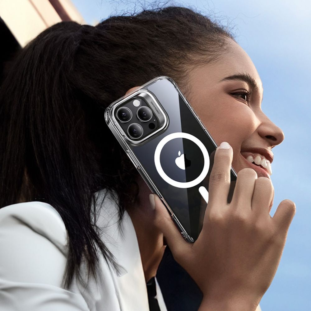ESR CLASSIC HYBRID STÄNDER HALOLOCK MAGSAFE & GEHÄRTETES GLAS IPHONE 16 PRO KLAR