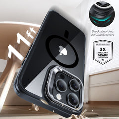 ESR CLASSIC HYBRID STÄNDER HALOLOCK MAGSAFE & GEHÄRTETES GLAS IPHONE 16 PRO MAX KLAR/SCHWARZ