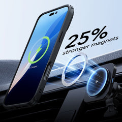 ESR CLASSIC HYBRID STÄNDER HALOLOCK MAGSAFE & GEHÄRTETES GLAS IPHONE 16 PRO MAX KLAR/SCHWARZ
