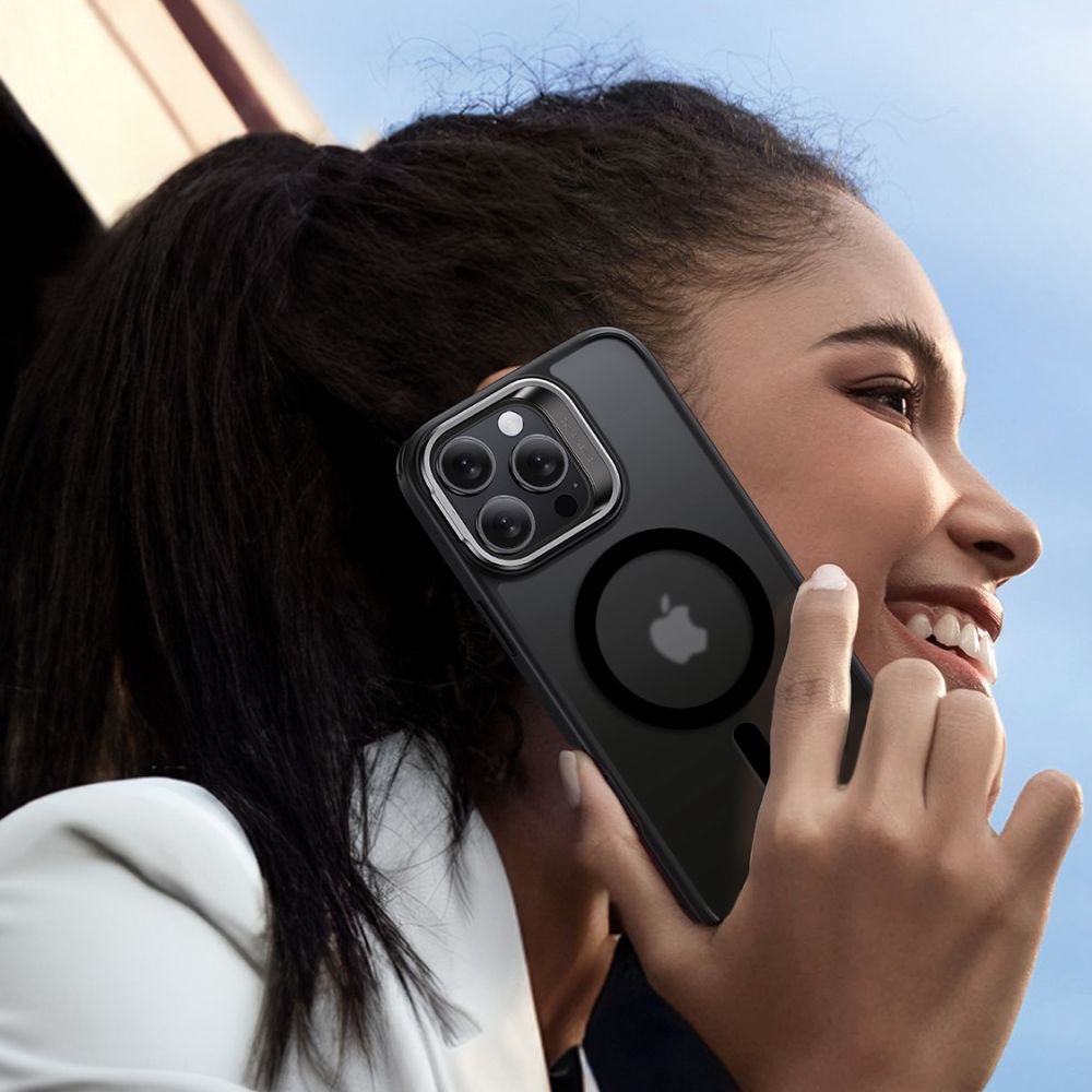 ESR CLASSIC HYBRID STÄNDER HALOLOCK MAGSAFE & TEMPERED GLASS IPHONE 16 PRO MAX FROSTED BLACK
