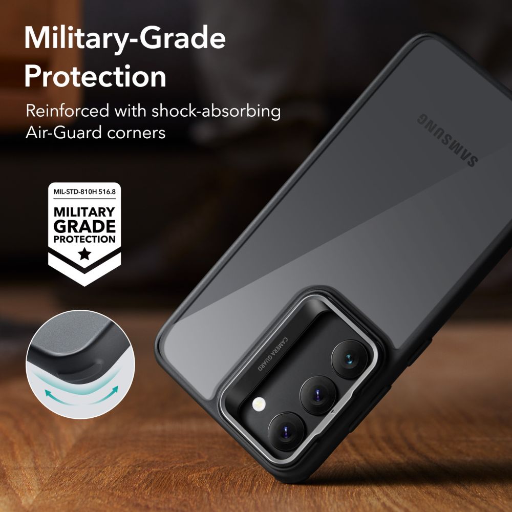 ESR CLASSIC KICKSTAND HÜLLE GALAXY S23+ PLUS KLAR/SCHWARZ
