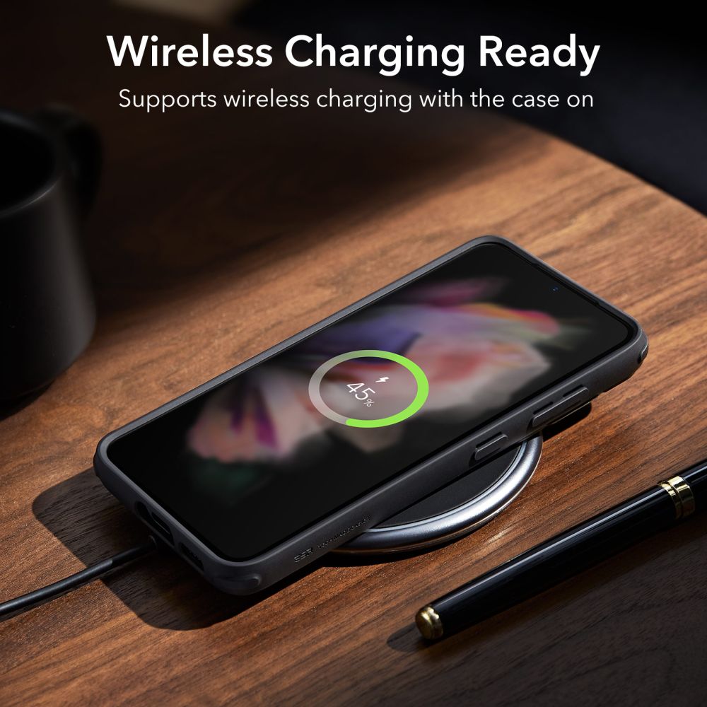 ESR CLASSIC KICKSTAND HÜLLE GALAXY S23+ PLUS KLAR/SCHWARZ
