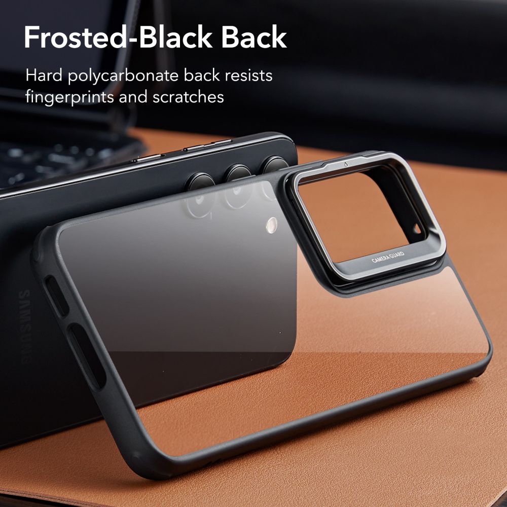 ESR CLASSIC KICKSTAND HÜLLE GALAXY S23+ PLUS KLAR/SCHWARZ