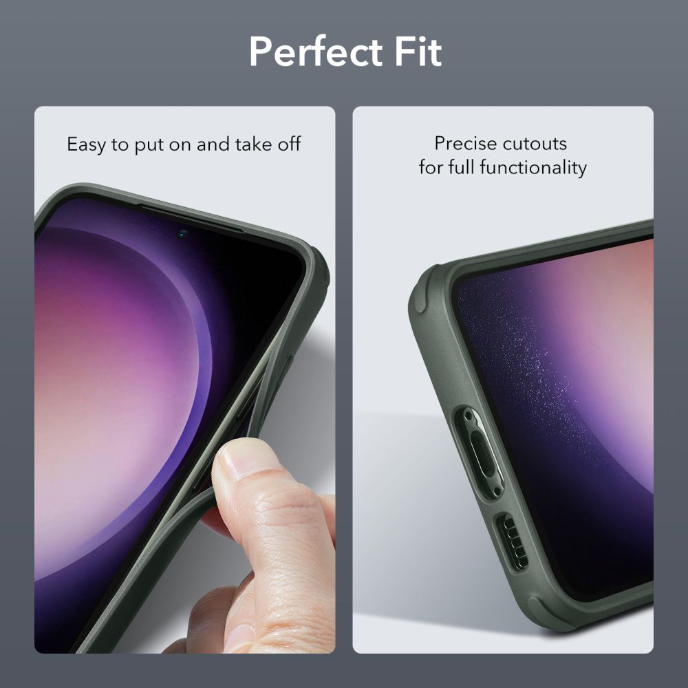 ESR CLASSIC KICKSTAND HÜLLE GALAXY S23+ PLUS KLAR/GRÜN
