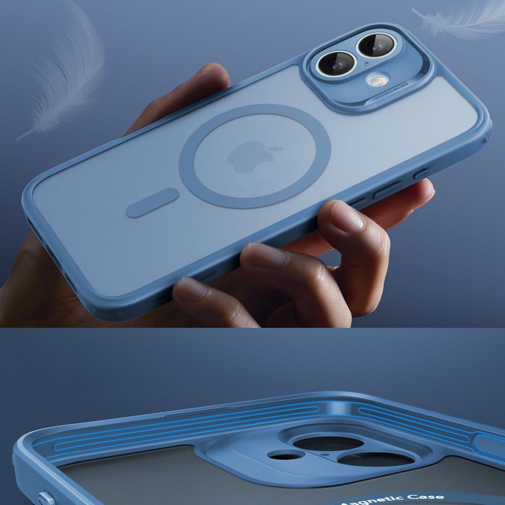 KRYT ESR CLASSIC PRO SET HALOLOCK MAGSAFE IPHONE 16 FROSTED BLAU