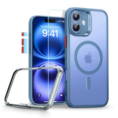 KRYT ESR CLASSIC PRO SET HALOLOCK MAGSAFE IPHONE 16 FROSTED BLAU