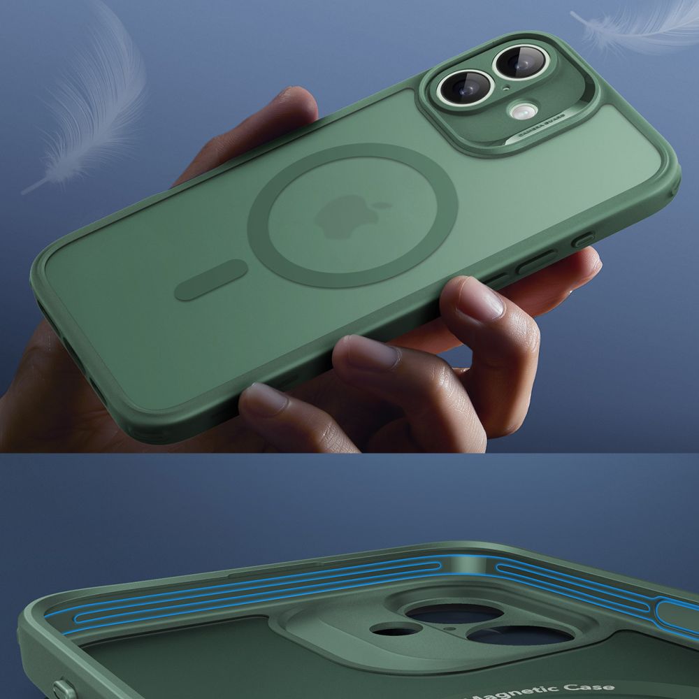KRYT ESR CLASSIC PRO SET HALOLOCK MAGSAFE IPHONE 16 FROSTED GREEN