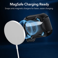 ESR CYBER ARMOR HALOLOCK MAGSAFE HÜLLE FÜR APPLE AIRPODS PRO 1 / 2 SCHWARZ