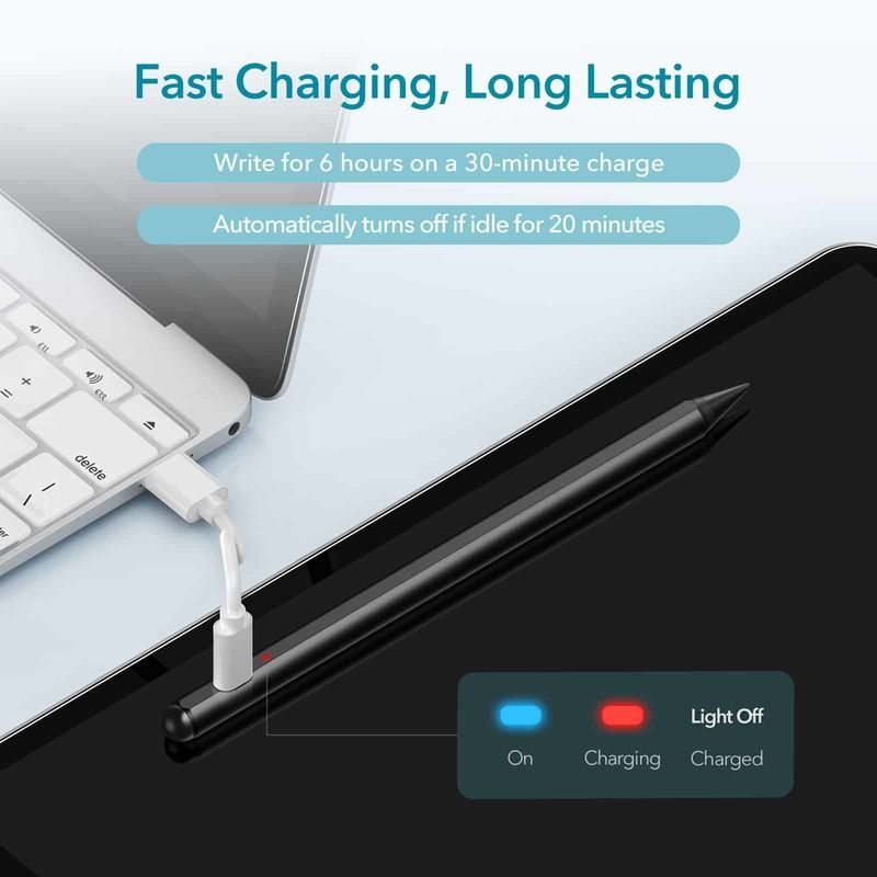 KRYT ESR DIGITAL+ MAGNETISCHER STIFT FÜR IPAD WEISS