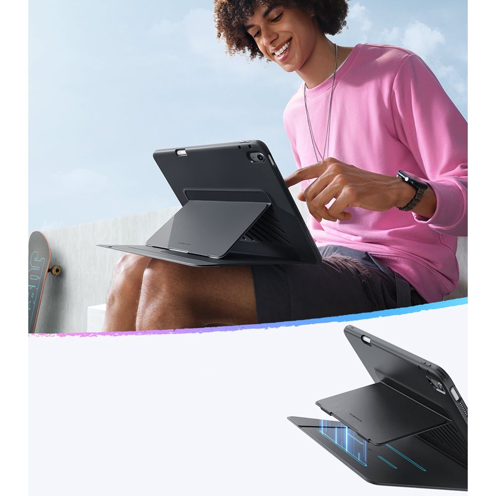 ESR FLIP HYBRID HÜLLE IPAD 10,9” 10 / 2022 / 11” 11 / 2025 SCHWARZ