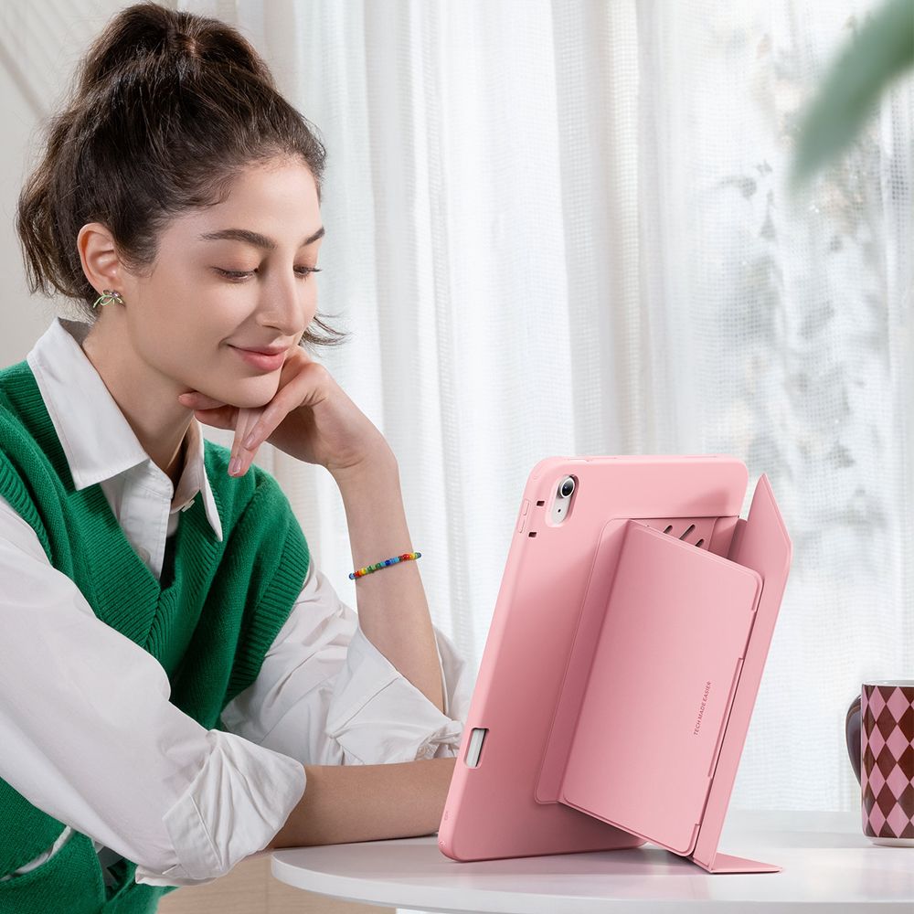 KRYT ESR FLIP HYBRID IPAD 10,9” 10 / 2022 / 11” 11 / 2025 ROSA