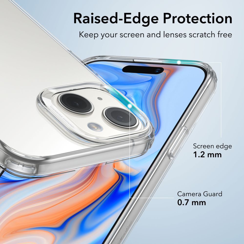 KAPPE ESR PROJECT ZERO IPHONE 15 KLAR