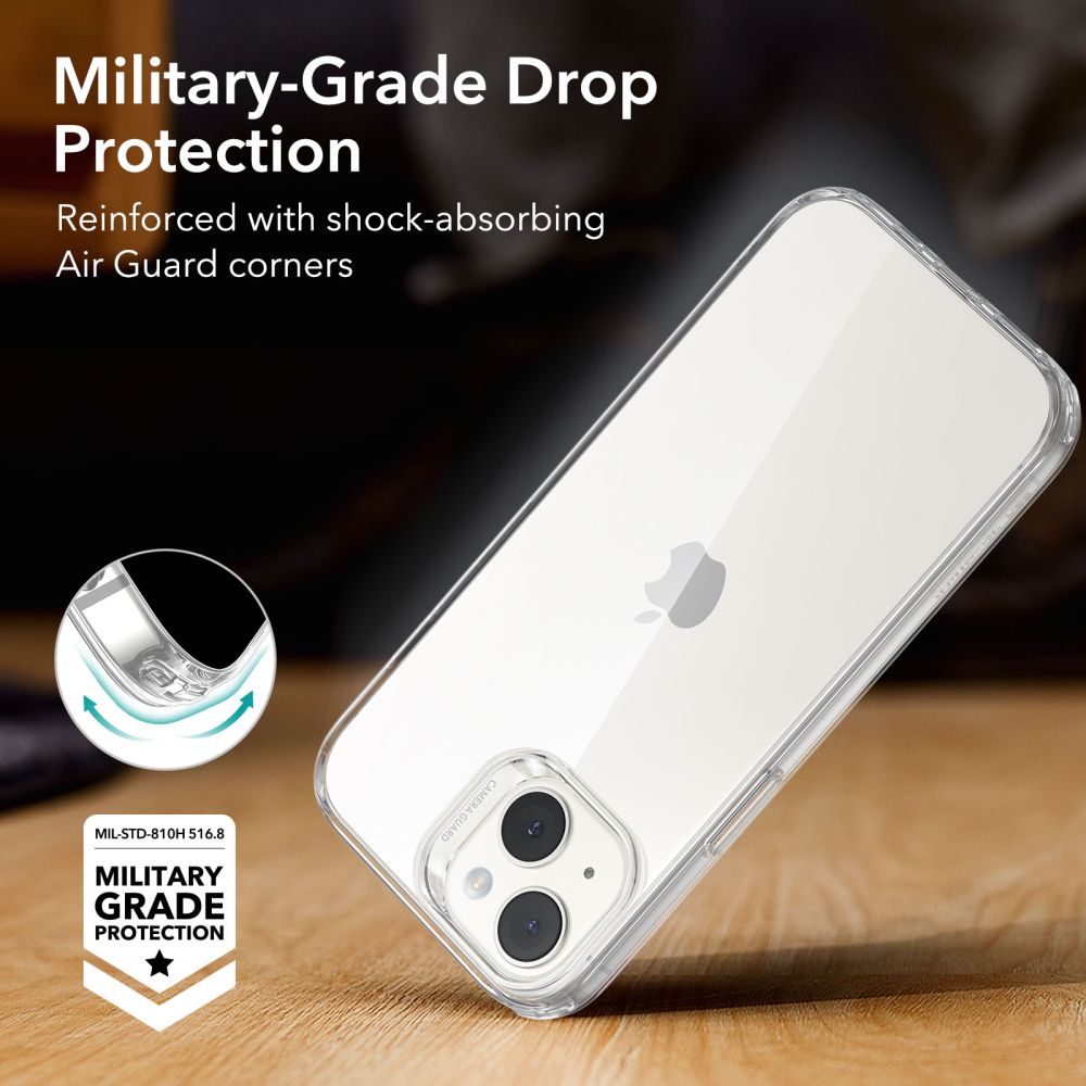 KAPPE ESR PROJECT ZERO IPHONE 15 KLAR