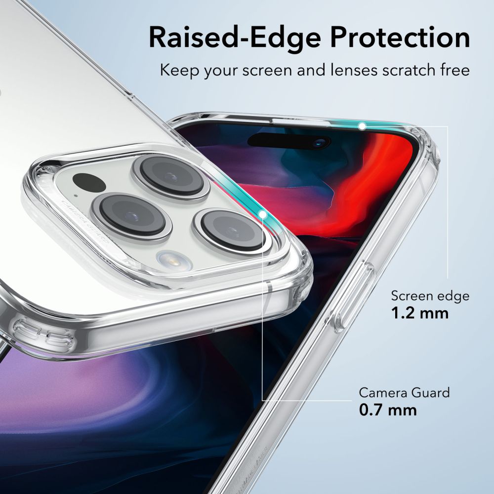 KAPPE ESR PROJECT ZERO IPHONE 15 PRO KLAR