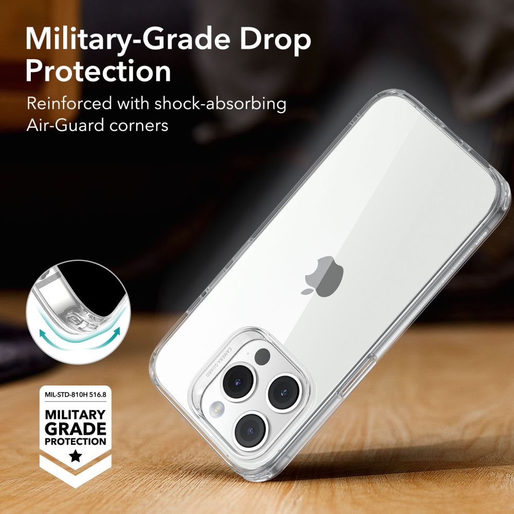 KAPPE ESR PROJECT ZERO IPHONE 15 PRO KLAR