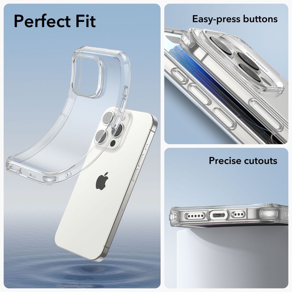 KAPPE ESR PROJECT ZERO IPHONE 15 PRO KLAR