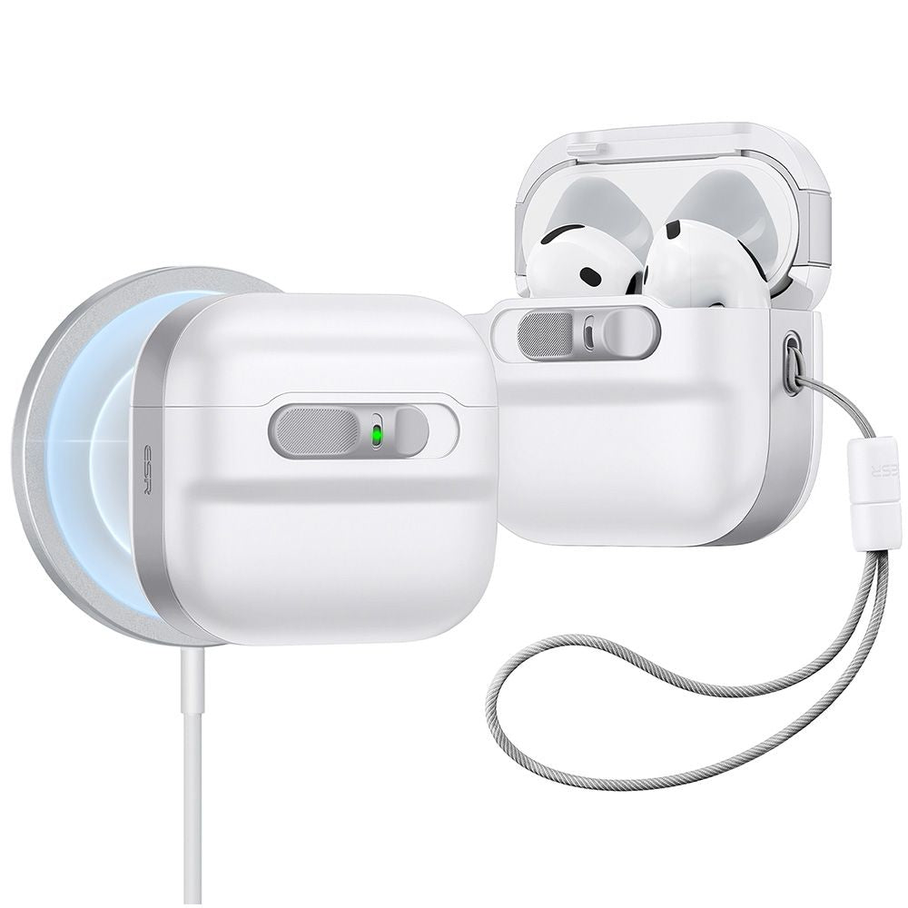 ESR PULSE HALOLOCK MAGSAFE APPLE AIRPODS 4 WEISS HÜLLE