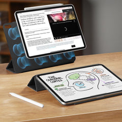 HÜLLE / COVER FÜR IPAD AIR 10.9 4 / 5 / 2020-2022 / 11 6 / 2024 ESR REBOUND MAGNETISCH IPAD AIR SCHWARZ