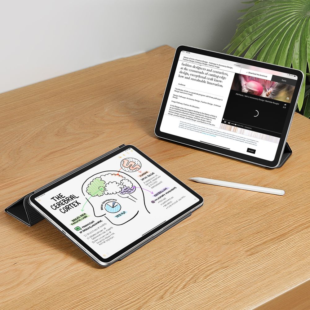 ESR REBOUND MAGNETISCHER COVER FÜR IPAD PRO 12.9 4 / 5 / 6 / 2020-2022 / AIR 13 2024 SCHWARZ