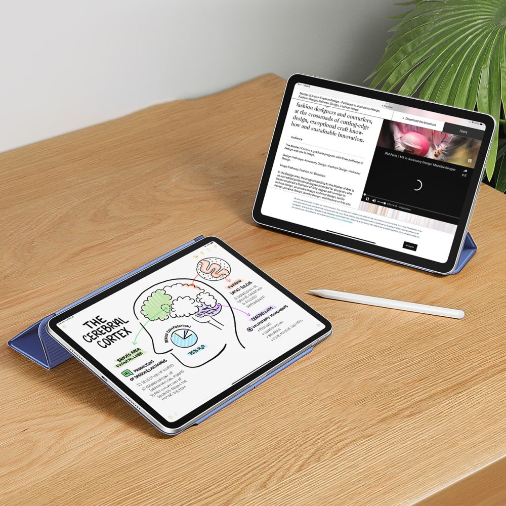 HÜLLE / COVER FÜR IPAD PRO 13 2024 ESR REBOUND MAGNETISCH LAVENDEL