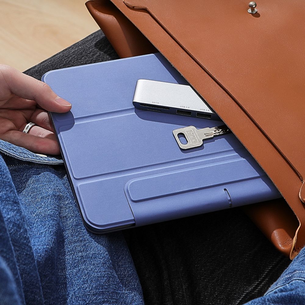 HÜLLE / COVER FÜR IPAD PRO 13 2024 ESR REBOUND MAGNETISCH LAVENDEL