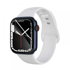 3X SCHUTZFOLIE FÜR APPLE WATCH 4 / 5 / 6 / 7 / 8 / 9 / SE 44 / 45 MM SPIGEN NEO FLEX 3-PAK CLEAR