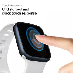 3X SCHUTZFOLIE FÜR APPLE WATCH 4 / 5 / 6 / 7 / 8 / 9 / SE 44 / 45 MM SPIGEN NEO FLEX 3-PAK CLEAR