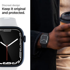 3X SCHUTZFOLIE FÜR APPLE WATCH 4 / 5 / 6 / 7 / 8 / 9 / SE 44 / 45 MM SPIGEN NEO FLEX 3-PAK CLEAR