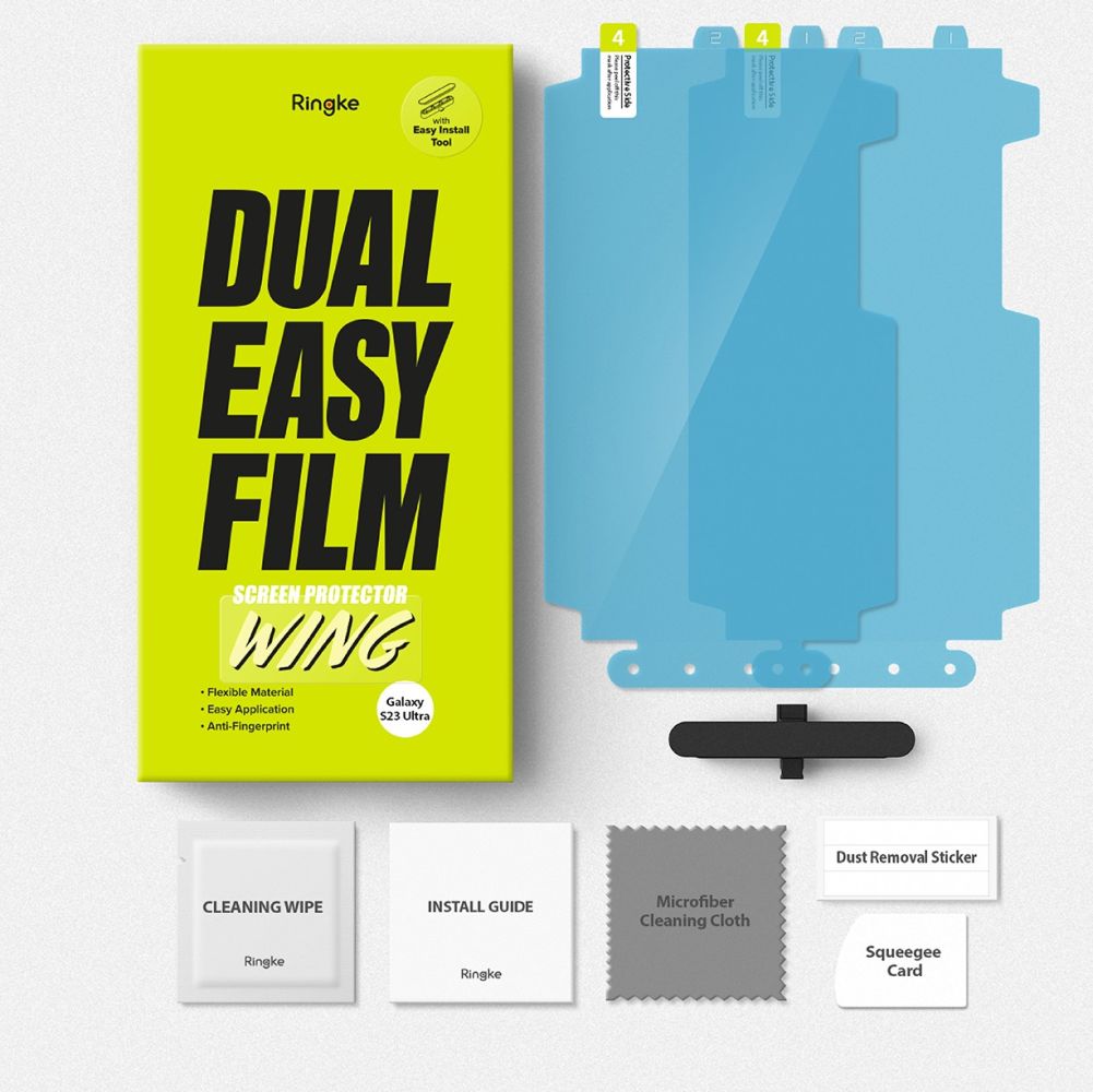SCHUTZFOLIE RINGKE DUAL EASY 2-PAKET GALAXY S23 ULTRA KLAR