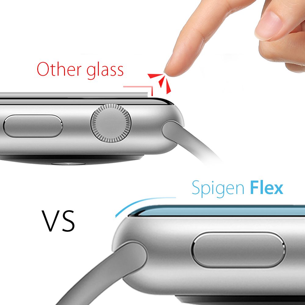 3X SCHUTZFOLIE SPIGEN NEO FLEX 3-PACK APPLE WATCH 40 / 41 MM KLAR