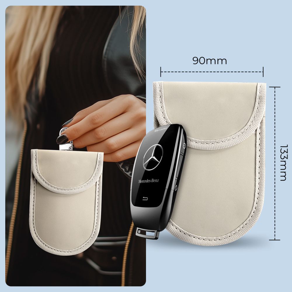 TECH-PROTECT KLR100 TASCHENLOS RFID-SIGNALBLOCKER-HÜLLE CAFFE LATTE