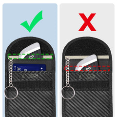 TECH-PROTECT KLR100 TASCHEN SCHLÜSSELLOS RFID SIGNALBLOCKER HÜLLE CARBON