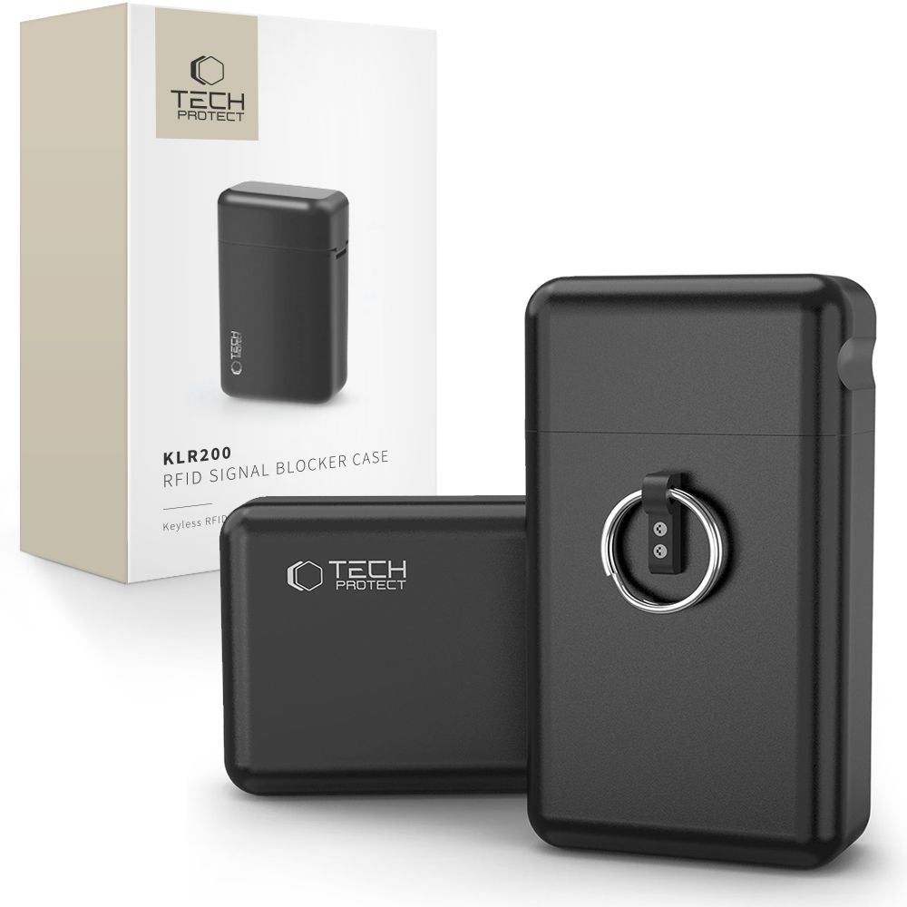 TECH-PROTECT KLR200 METALL KEYLESS RFID SIGNALBLOCKER HÜLLE SCHWARZ