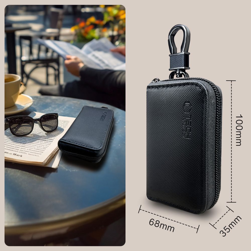 FARADAYA TECH-PROTECT KLR300 TASCHEN SCHLÜSSELLOS RFID SIGNALBLOCKIERER HÜLLE SCHWARZ