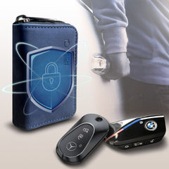 FARADAYA TECH-PROTECT KLR300 TASCHEN SCHLÜSSELLOS RFID SIGNALBLOCKER HÜLLE NAVY BLAU