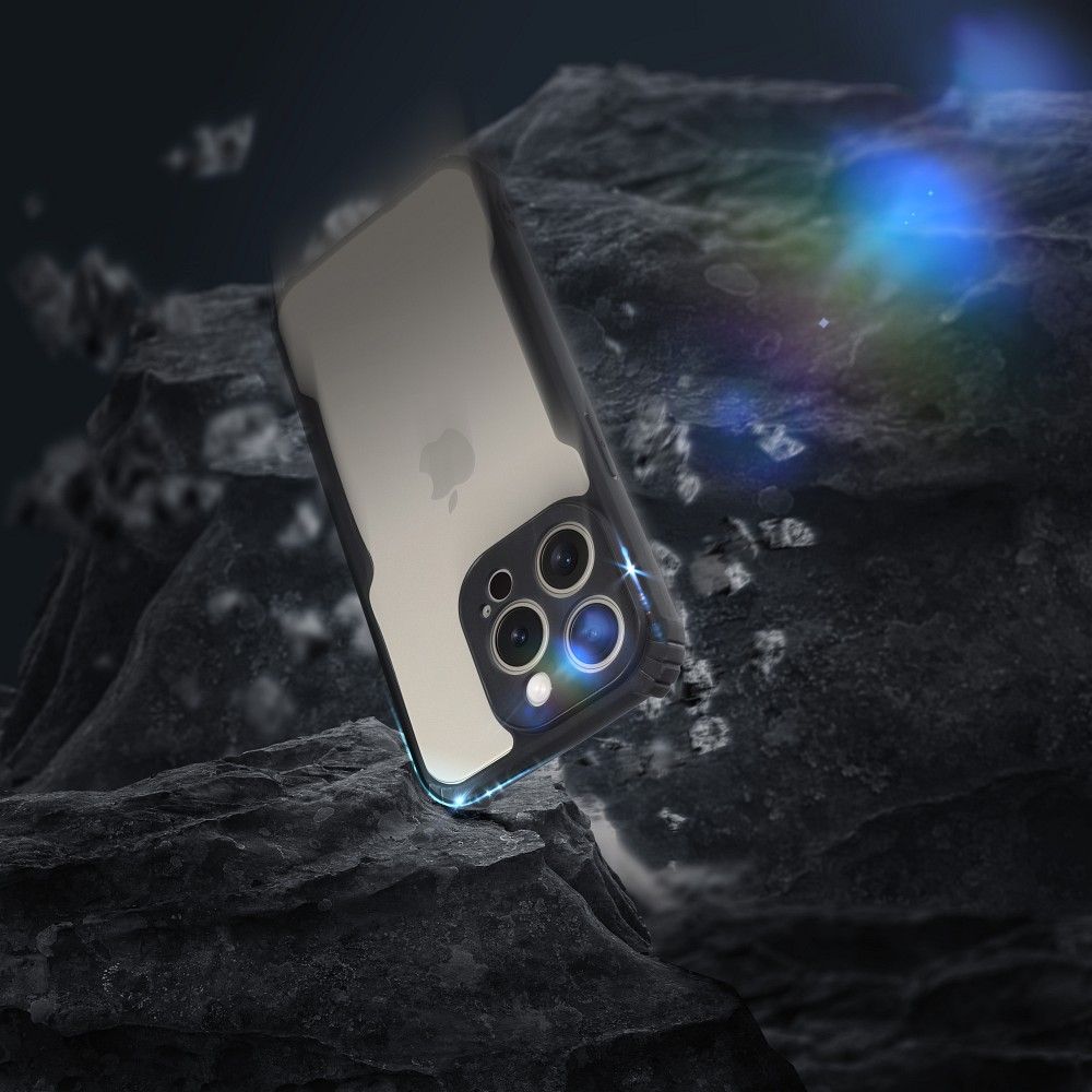 ROBUSTE HÜLLE FÜR MOTOROLA MOTO G54 HEYCASE ANTI-DROP SCHWARZ