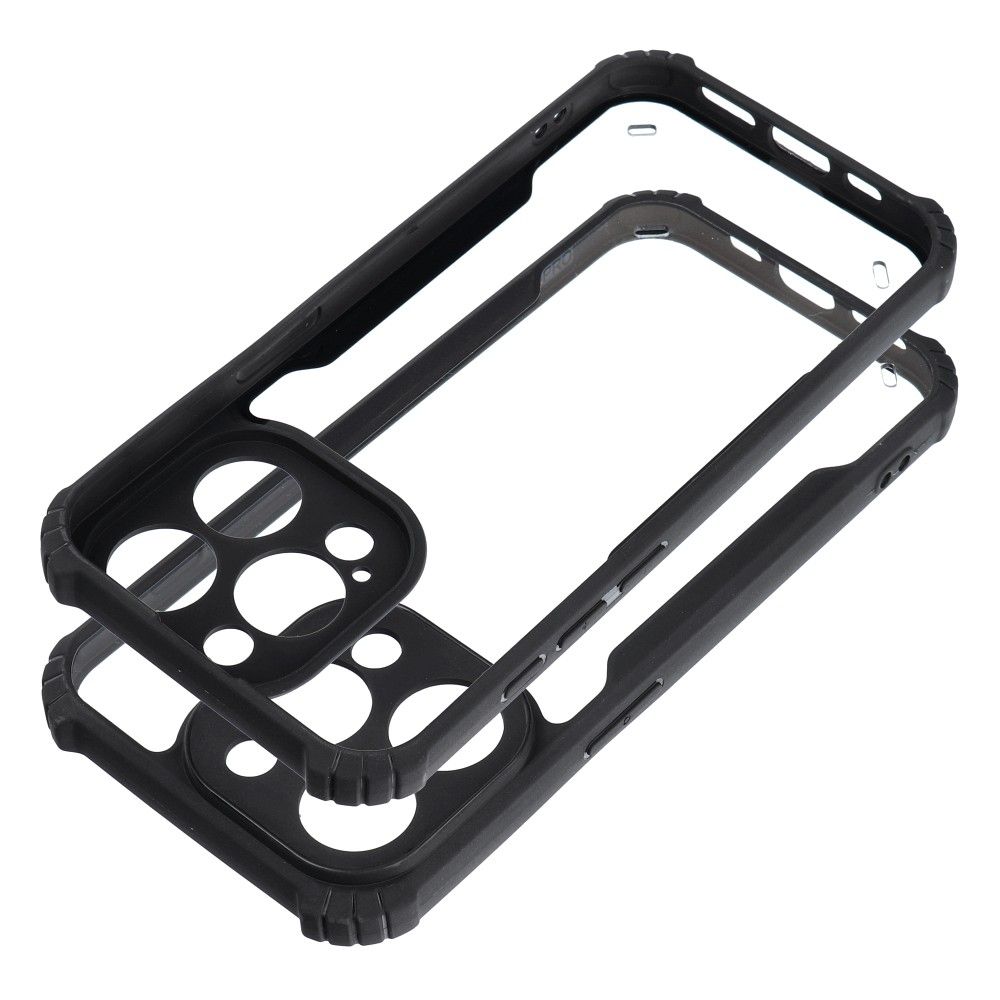 ROBUSTE HÜLLE FÜR MOTOROLA MOTO G54 HEYCASE ANTI-DROP SCHWARZ