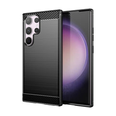 SCHUTZHÜLLE FÜR SAMSUNG GALAXY S24 ULTRA HEYCASE CARBON ARMOR SCHWARZ