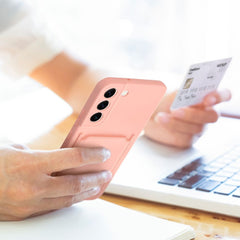 HÜLLE FÜR SAMSUNG GALAXY A15 5G HEYCASE KARTENHÜLLE ROSA