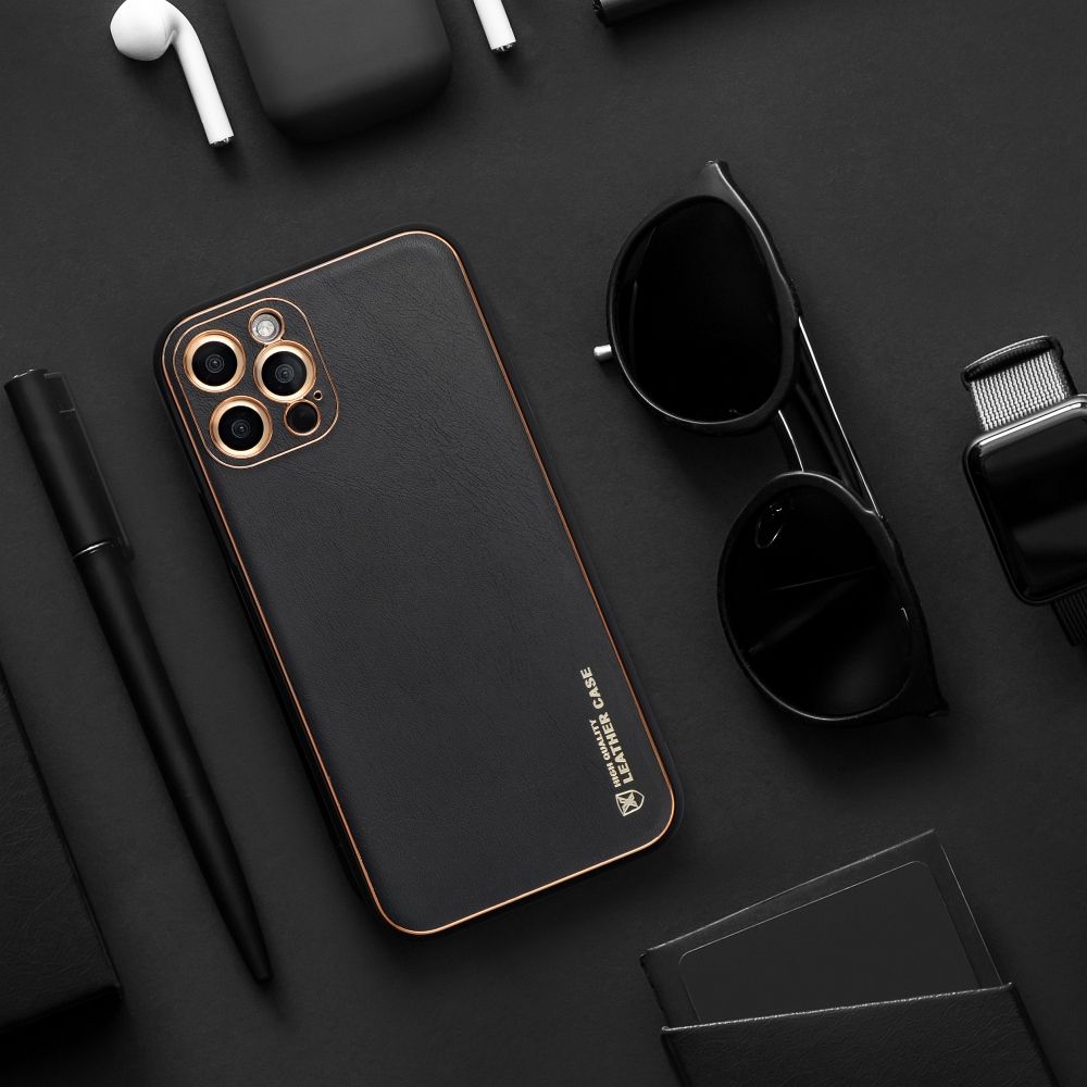 LEDERHÜLLE FÜR SAMSUNG GALAXY A25 5G HEYCASE SCHWARZ