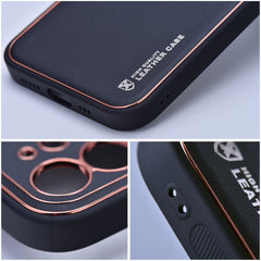 LEDERHÜLLE FÜR SAMSUNG GALAXY A25 5G HEYCASE SCHWARZ