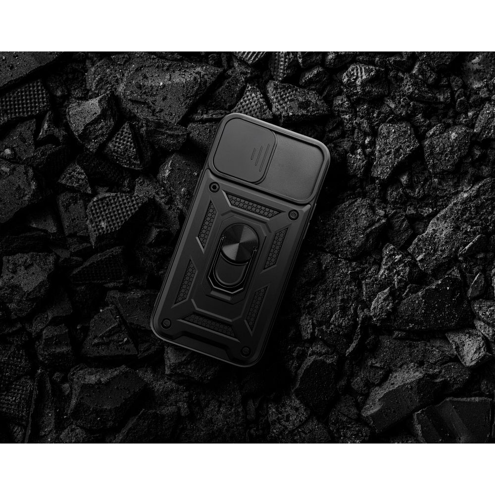 HÜLLE FÜR SAMSUNG GALAXY A55 5G HEYCASE CAMSHIELD SCHWARZ