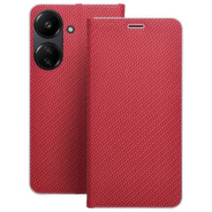 BÜCHERDECKEL FÜR XIAOMI REDMI 13C / POCO C65 HEYCASE LUNA WALLET REIN ROT