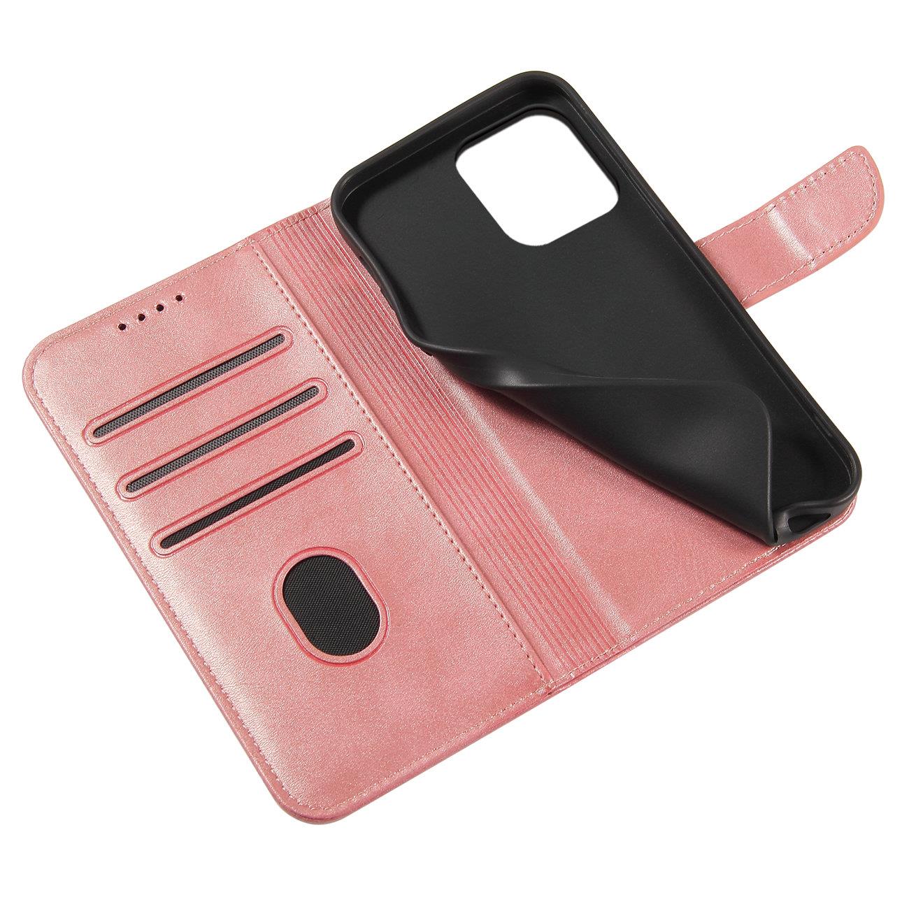 BÜCHERDECKEL FÜR SAMSUNG GALAXY S24+ PLUS HEYCASE MAGNET WALLET ROSA