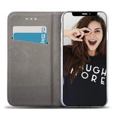 BÜCHERDECKEL FÜR HONOR MAGIC 6 LITE / HONOR X50 5G HEYCASE MAGNETO WALLET SCHWARZ
